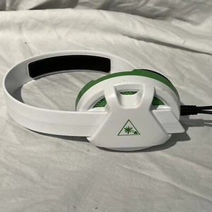 Turtle Beach Wired Headset XBox Recon Chat White Green Single Ear Piece - Picture 1 of 4