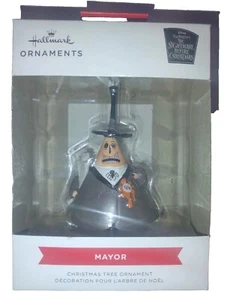 NEW Hallmark Tree Ornament Disney The Nightmare Before Christmas Mayor . - Picture 1 of 4