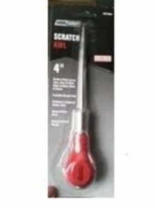 Scratch Awl 4" Tool Scribe & Mark Lines Carbon Steel Point Contoured Wood Handle - Picture 1 of 4