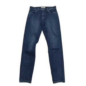 Baldwin Jeans Karlie High Rise Cropped Skinny Selvedge Womens Size 27 Dark Wash - Picture 1 of 9