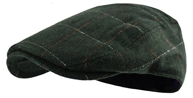 WF Herringbone Ivy Hat Wool Stripe Gatsby Cap Golf Driving Flat Cabbie Newsboy - Image 1 of 1