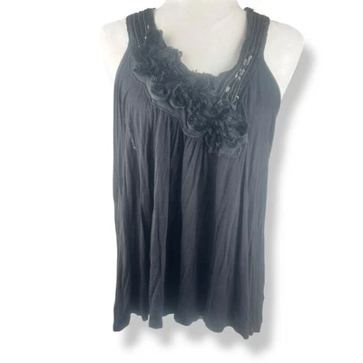 Camiseta sin mangas Charlotte Russe para mujer talla grande Y2K gótica glamour fiesta lentejuelas club EE. UU. Foto 1 de 4