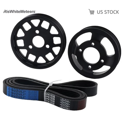 For BMW Series 3 5 7 E46 M52TU E39 Power Steering Pulley Pump Serpentine Belt Foto 1 de 4