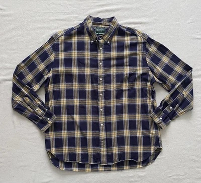 Gitman Bros 40th Anniversary Plaid Check Shirt Long Sleeve Button Down Men's XXL - Image 1 of 4