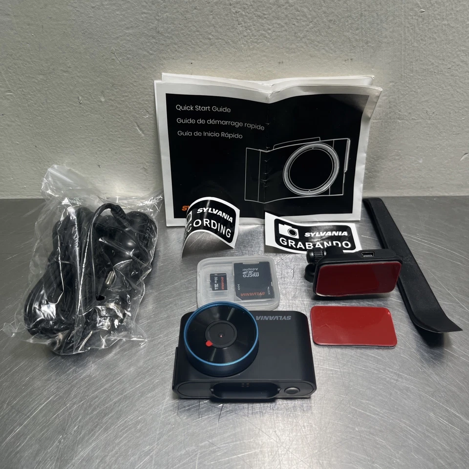 Видеорегистратор SYLVANIA Roadsight Plus 1080p HD, вид 120°, ночное видение, карта 16 ГБ - Изображение 1 из 4