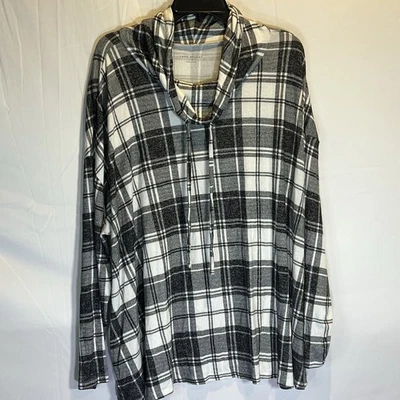 Lane Bryant Sweater Womens Size 22/24 Black Cowl Neck Lightweight Super Soft - Image 1 of 4