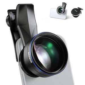 NEEWER 105mm macro lens with 17mm screw lens clip and 67mm filter adapter ring, - Picture 1 of 9