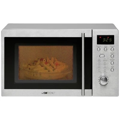 Clatronic MWG 778 U Mikrowelle Edelstahl 800 W Unterbaufähig - Bild 1 von 4