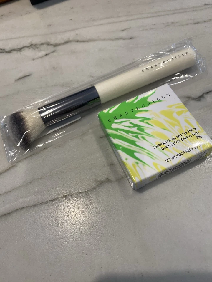 Chantecaille Sunbeam Cheek And Eye Shade with sculpting brush  - Image 1 of 1