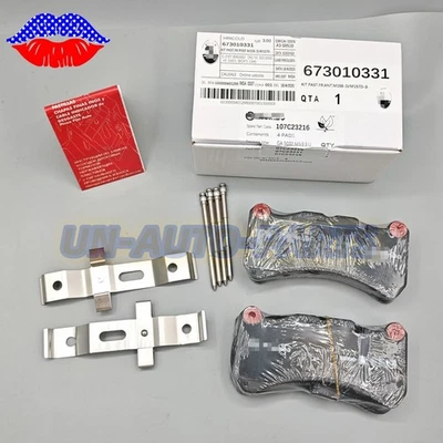 NUEVO OEM Juego de pastillas de freno delanteras para Maserati Ghibli Quattroporte (pinzas de 6 pistones) Foto 1 de 4