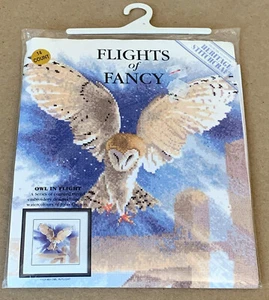 Heritage Stitchcraft / John Clayton "Owl in Flight" Cross Stitch Kit (Aida) - Picture 1 of 2