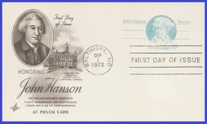 USA4 #UX64 U/A ARTCRAFT FDC   John Hanson - Bild 1 von 1