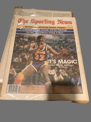 The Sporting News Baloncesto 15/03/80 LA Lakers Magic Johnson Foto 1 de 2