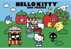 Hello Kitty And Friends Field Poster By Trends - Picture 1 of 3