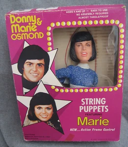VINTAGE 1978 MARIE OSMOND STRING PUPPET TOY MARIONETTE UNUSED NEAR MINT w BOX - Picture 1 of 17