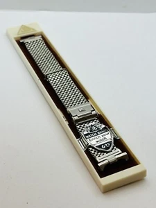 Vintage JB Champion NASA Mesh Watch Band for Omega Curved End 19mm. - Picture 1 of 12