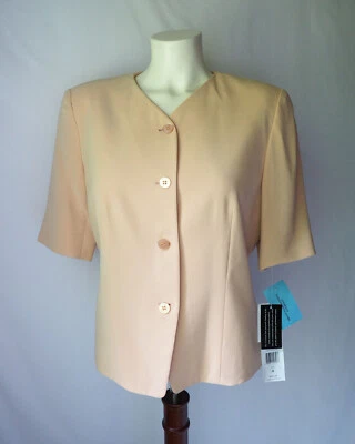 Chaqueta Blazer Josephine Chaus Colección Gramercy Park Seda Albaricoque 4 Foto 1 de 4