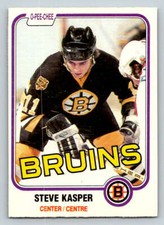 1981-82 O-Pee-Chee #4 Steve Kasper RC (ref 174096)