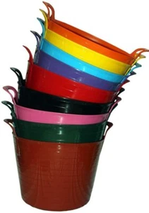 BAÑERAS FLEXIBLES GRANDES 42 LITROS HOGAR/TOJO/LOUNDERÍA/ALMACENAMIENTO/JARDÍN CUBO PLÁSTICO - Imagen 1 de 10