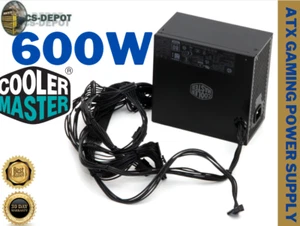 Cooler Master 600W non Modular 80 Plus Gold ATX Gaming Power Supply Unit - Picture 1 of 8