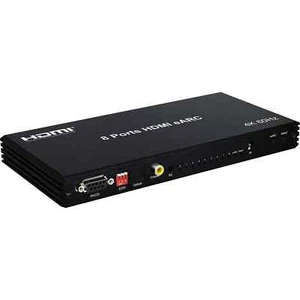 4K 60Hz 8 Port HDMI eARC Audio Extractor 1 in 8 Out / 8x1 Video Switch Converter - Picture 1 of 14