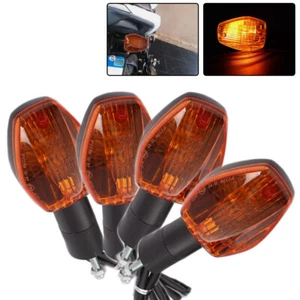 4Pcs Front & Rear Signal Indicator Lights For Honda XL 700 V Transalp 2008 -2011 - Picture 1 of 9