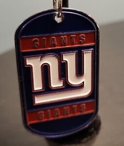 New York Giants Keychain Key Ring Logo Metal NFL Football 