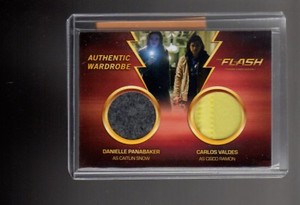 The Flash season 1 Wardrobe DM3 Danielle Panabaker & Carlos Valdes card 