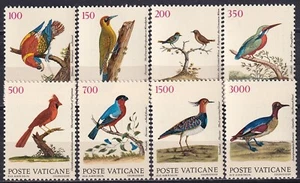 Vaticano 1989 Yvert 852/59 aves de fauna MNH VF - Imagen 1 de 1