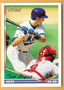 TIM BOGAR NEW YORK METS #509 - TOPPS GOLD NM-MT 1994 - Picture 1 of 2