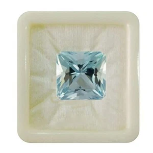 Natural Aquamarine Loose Square Cushion Gemstone 2.00 Carats, - Picture 1 of 6