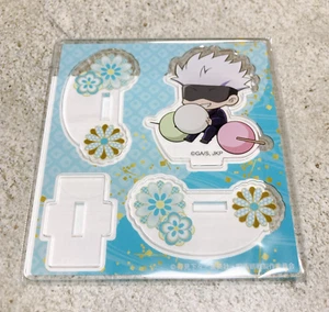 Figura de pie acrílico colaboración Jujutsu Kaisen Kyoto Satoru Gojo Japón 2025 - Imagen 1 de 2