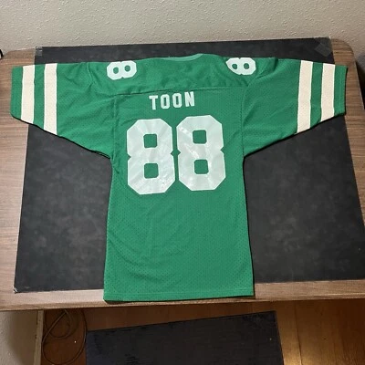 Camiseta Al Toon New York Jets #88 NFL Tejida Atlética EE. UU. McGregor Años 70 Tejida en Arena Foto 1 de 4