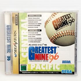 Greatest Nine 96 - NTSC-J Japanese - Sega Saturn - Free Postage!