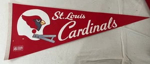 NFL St. Louis Cardinals Football 1960s Vintage 29.5" x 12" Pennant 2 Bar Helmet - Picture 1 of 3