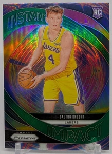 2024-25 Panini Prizm Dalton Knecht #5 Instant Impact Green Prizm (RC) - Lakers - Picture 1 of 3