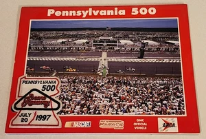 Pennsylvania 500 Pocono Raceway July 20, 1997 Program & Patch Magazine Book - Picture 1 of 7