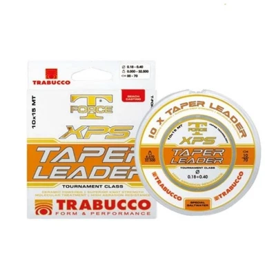 T-force Tapered Leader monofilo conico Trabucco 10 x 15mt 0.18mm  --> 0.40mm - Immagine 1 di 2