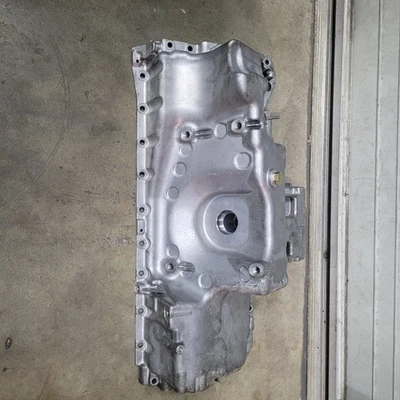 2014-2018 BMW X5 CÁRTER DE ÓLEO USADO 3.0 11137635651 7635651 FABRICANTE DE EQUIPAMENTO ORIGINAL ALUMÍNIO NOVO PLUGUE - Imagem 1 de 4