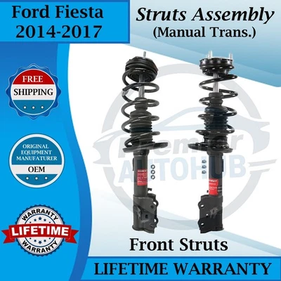 Apoios de suspensão dianteiros Monroe OEM para 2014-2017 Ford Fiesta Manual Trans. Garantia de 10 anos - Imagem 1 de 4