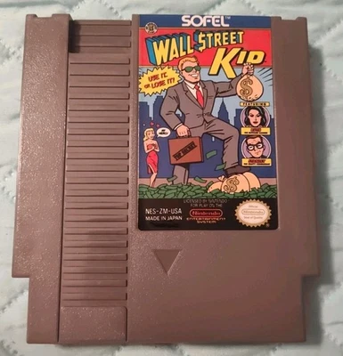 Wall Street Kid Nintendo NES (SOFEL, 1990) Stock Comercio Videojuego Vintage $$$  Foto 1 de 2