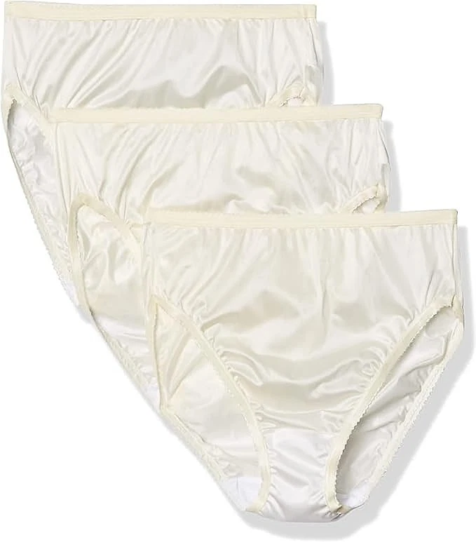 Bragas Shadowline para mujer - Calzoncillos de nailon de corte alto (paquete de 3) - 17842 ¡ENVÍO GRATUITO! Foto 1 de 1