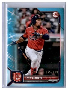 2022 Bowman 67 Jose Ramirez Sky Blue Parallel /499 - Picture 1 of 2