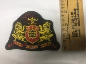 Phi Mu 3" Embroidered Crest Patch New, - VINTAGE - FREE SHIPPING - Picture 1 of 1