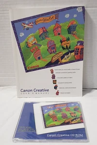 New/sealed Canon Creative Version 1.4 CD Rom 1996 For Windows  +MANUAL - Picture 1 of 11