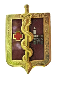 INSIGNE SANTE LE CHA LYAUTEY (Centre Hospitalier des Armées) DRAGO PARIS - Picture 1 of 2