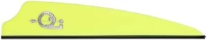 Q2i Fusion X-II Target Archery Vanes 3.5", Neon Yellow Green - 100 Pack - Picture 1 of 5