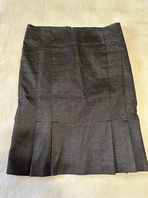 ⭐️⭐️ Falda plisada ajustada Bebe color gris carbón cremallera espalda elástica 8 Foto 1 de 4