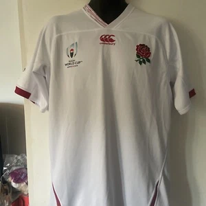 Large Rugby Union 2019 World Cup Japan Canterbury Home Slim Fit Rare - Picture 1 of 7