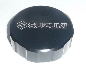 SUZUKI GSXR400 1988-98 FRONT BRAKE MASTER CYLINDER SCREW TOP LID CAP BLACK B20H - Picture 1 of 5